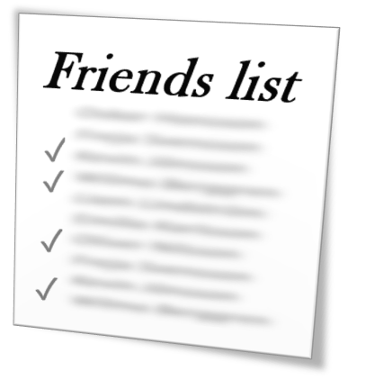 Friends list